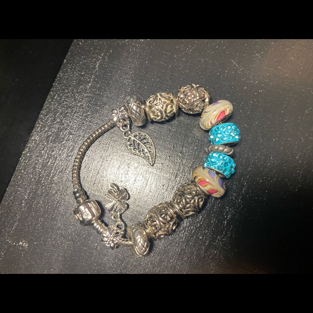 Authentic Pandora snake chain bracelet 7”